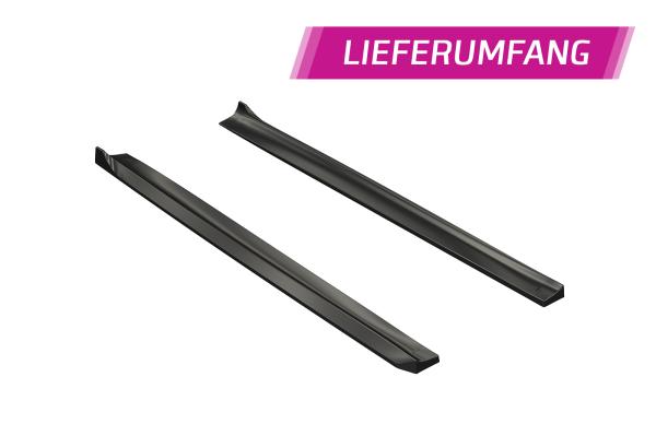 CSR Seitenschweller mit ABE für Porsche Macan (Typ 95B) (2.Facelift) SS558-G Glossy schwarz Hochglanz (keine Lackierung erforderlich)