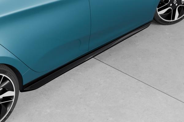 CSR Seitenschweller mit ABE für Renault Zoe SS561-G Glossy schwarz Hochglanz (keine Lackierung erforderlich)