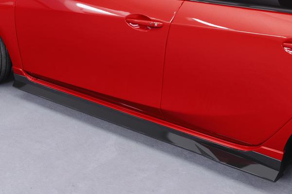 CSR Seitenschweller mit ABE für Mazda 3 (Typ BL) MPS SS563-S strukturiert schwarz matt (keine Lackierung erforderlich)