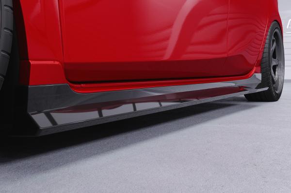 CSR Seitenschweller mit ABE für Mazda 3 (Typ BL) MPS SS563-S strukturiert schwarz matt (keine Lackierung erforderlich)