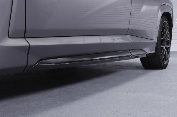 CSR Seitenschweller mit ABE für Hyundai Tucson 4 (NX4) N-Line SS570-S strukturiert schwarz matt (keine Lackierung erforderlich)