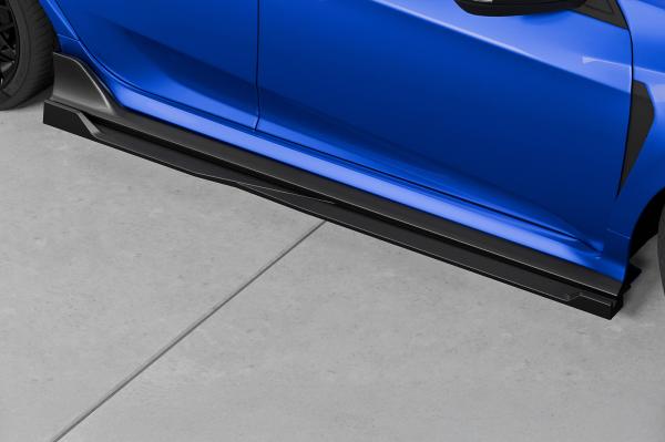 CSR Seitenschweller mit ABE für Honda Civic Type R FK8 SS573-S Strukturiert schwarz matt (keine Lackierung erforderlich)