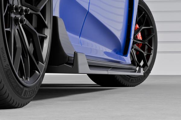 CSR Seitenschweller mit ABE für Honda Civic Type R FK8 SS573-S Strukturiert schwarz matt (keine Lackierung erforderlich)