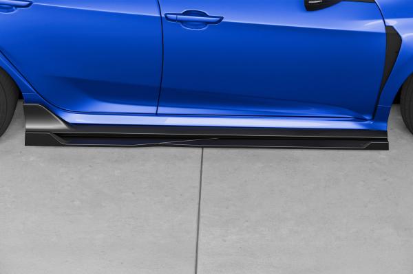 CSR Seitenschweller mit ABE für Honda Civic Type R FK8 SS573-S Strukturiert schwarz matt (keine Lackierung erforderlich)