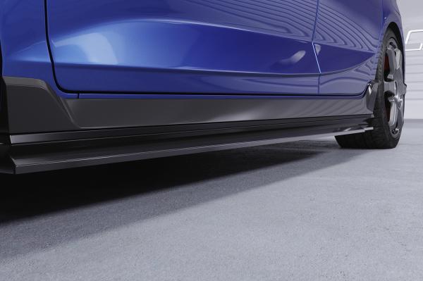 CSR Seitenschweller mit ABE für Hyundai I20 (BC3) N-Line SS574-C Carbon Look Hochglanz (keine Lackierung erforderlich)