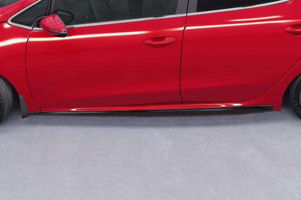 CSR Seitenschweller mit ABE für Kia Ceed / Pro Ceed (JD) GT SS576-G Glossy schwarz Hochglanz (keine Lackierung erforderlich)