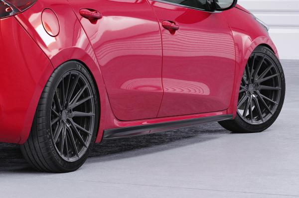 CSR Seitenschweller mit ABE für Kia Ceed / Pro Ceed (JD) GT SS576-G Glossy schwarz Hochglanz (keine Lackierung erforderlich)