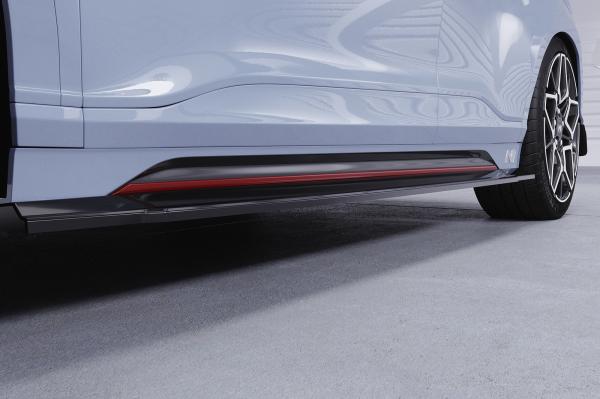 CSR Seitenschweller mit ABE für Hyundai Kona (1.Gen) N/N-Line SS577-S strukturiert schwarz matt (keine Lackierung erforderlich)