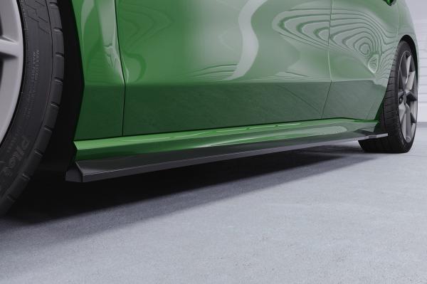 CSR Seitenschweller mit ABE für Ford Focus MK4 ST / ST-Line SS580-S strukturiert schwarz matt (keine Lackierung erforderlich)