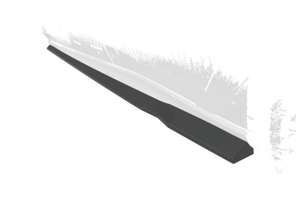 CSR Seitenschweller mit ABE für Ford Focus MK4 ST / ST-Line SS580-S strukturiert schwarz matt (keine Lackierung erforderlich)
