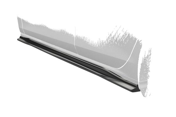 CSR Seitenschweller mit ABE für VW Golf 8 GTI, GTD, GTE, R-Line SS585-S Strukturiert schwarz matt (keine Lackierung erforderlich)