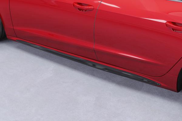 CSR Seitenschweller mit ABE für Audi A7 C8 S-Line / S7 C8 (Typ 4K/F2) SS591-C Carbon Look Hochglanz (keine Lackierung erforderlich)