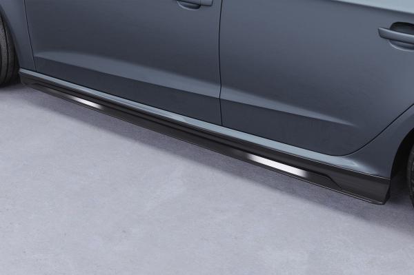 CSR Seitenschweller mit ABE für Audi A3 8V Sportback (kein S / S-Line) SS593-S strukturiert schwarz matt (keine Lackierung erforderlich)