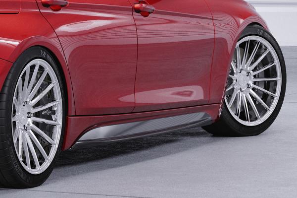 CSR Seitenschweller mit ABE für BMW 3er F30 / F31 SS595-G Glossy schwarz Hochglanz (keine Lackierung erforderlich)