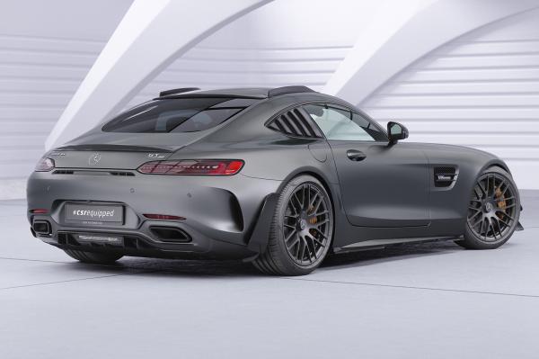 CSR Seitenschweller mit ABE für Mercedes Benz AMG GT (190) SS597-C Carbon Look Hochglanz (keine Lackierung erforderlich)