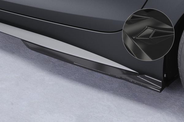 CSR Seitenschweller mit ABE für Mercedes Benz AMG GT (190) SS597-G Glossy schwarz Hochglanz (keine Lackierung erforderlich)