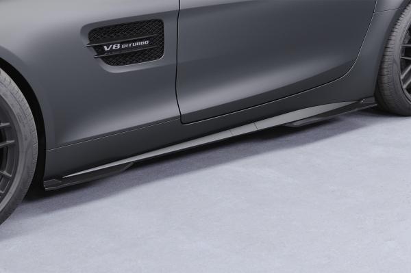 CSR Seitenschweller mit ABE für Mercedes Benz AMG GT (190) SS598-S Strukturiert schwarz matt (keine Lackierung erforderlich)