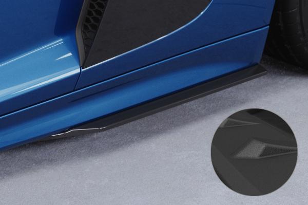 CSR Seitenschweller mit ABE für Audi R8 (Typ 4S) SS600-S Strukturiert schwarz matt (keine Lackierung erforderlich)