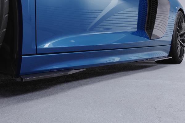 CSR Seitenschweller mit ABE für Audi R8 (Typ 4S) SS600-C Carbon Look Hochglanz (keine Lackierung erforderlich)