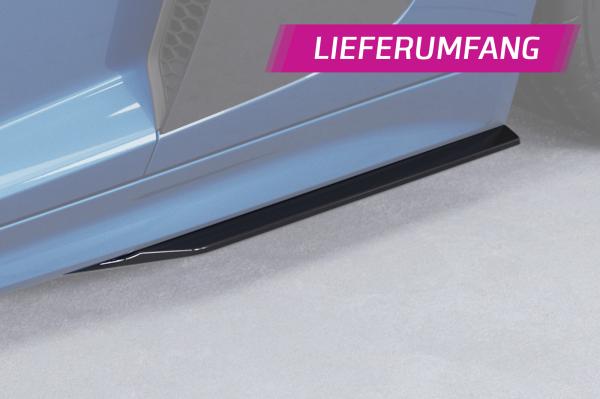 CSR Seitenschweller mit ABE für Audi R8 (Typ 4S) SS600-C Carbon Look Hochglanz (keine Lackierung erforderlich)