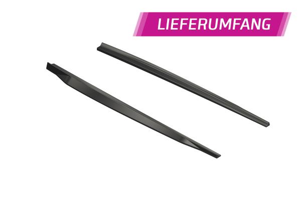 CSR Seitenschweller mit ABE für Audi A3 S-Line / S3 8V SS604-S Strukturiert schwarz matt (keine Lackierung erforderlich)