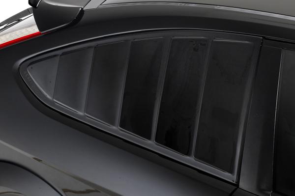 CSR Seitenscheibenblenden mit ABE für Ford Focus MK2 3-Türer SSB002-L Lackierung erforderlich (unlackiert roh)