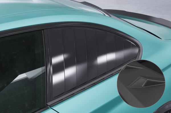 CSR Seitenscheibenblenden mit ABE für BMW 2er F22/F87 Coupe SSB003-L Lackierung erforderlich (unlackiert roh)