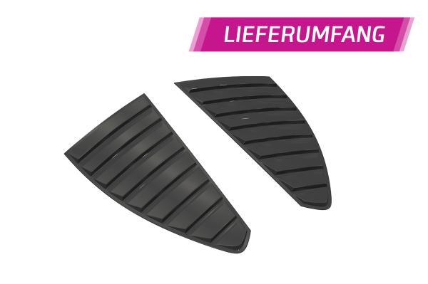 CSR Seitenscheibenblenden mit ABE für BMW 2er F22/F87 Coupe SSB003-C Carbon Look Hochglanz (keine Lackierung erforderlich)