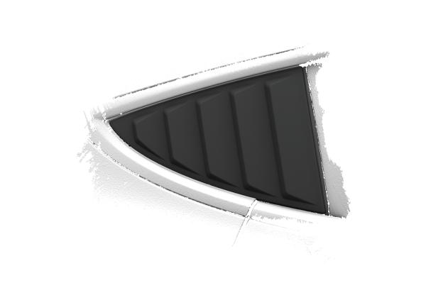 CSR Seitenscheibenblenden mit ABE für Tesla Model 3 SSB005-G Glossy schwarz Hochglanz (keine Lackierung erforderlich)