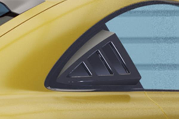 CSR Seitenscheibenblenden mit ABE für Audi TT (8J) Coupe SSB006-L Lackierung erforderlich (unlackiert roh)