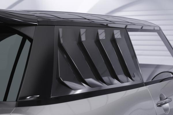 CSR Seitenscheibenblenden mit ABE für Mini F56 SSB009-S strukturiert schwarz matt (keine Lackierung erforderlich)