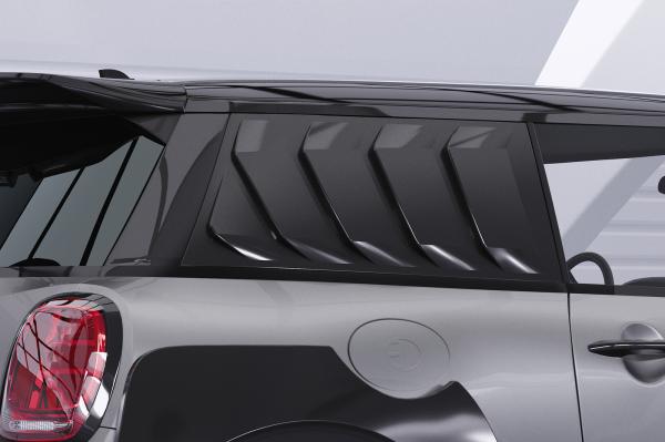 CSR Seitenscheibenblenden mit ABE für Mini F56 SSB009-S strukturiert schwarz matt (keine Lackierung erforderlich)