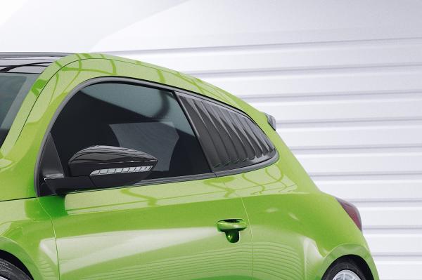 CSR Seitenscheibenblenden mit ABE für VW Scirocco 3 (Typ 13) SSB011-C Carbon Look Hochglanz (keine Lackierung erforderlich)