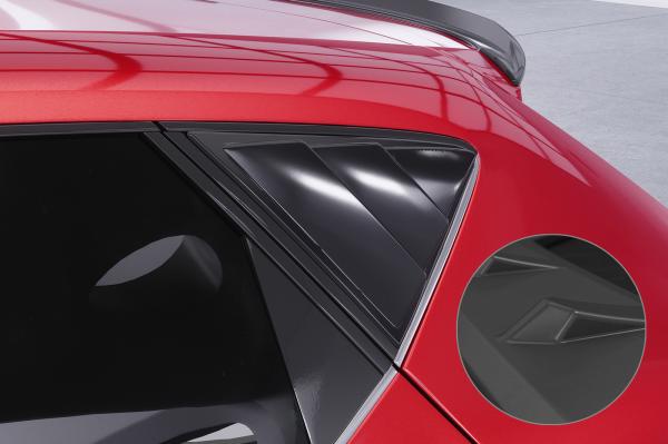 CSR Seitenscheibenblenden mit ABE für Seat Leon 3 (Typ 5F) 5-Türer SSB015-L Lackierung erforderlich (unlackiert roh)