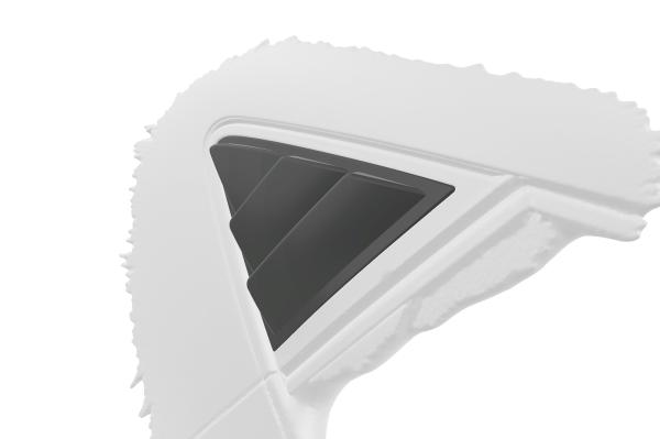 CSR Seitenscheibenblenden mit ABE für Seat Leon 3 (Typ 5F) 5-Türer SSB015-L Lackierung erforderlich (unlackiert roh)