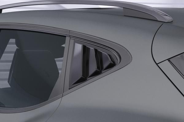 CSR Seitenscheibenblenden mit ABE für Cupra Formentor SSB016-G Glossy schwarz Hochglanz (keine Lackierung erforderlich)