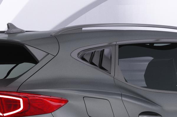 CSR Seitenscheibenblenden mit ABE für Cupra Formentor SSB016-G Glossy schwarz Hochglanz (keine Lackierung erforderlich)