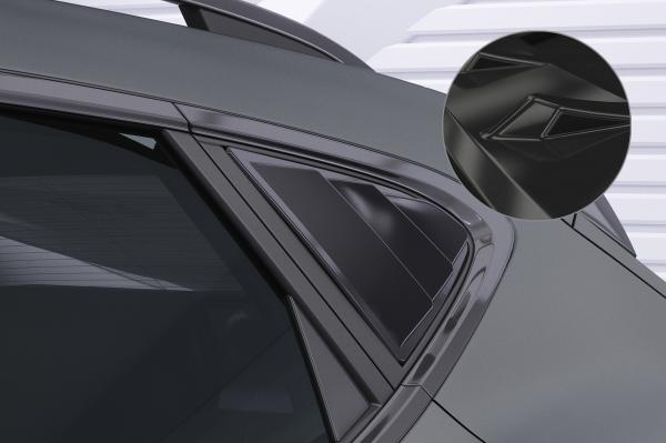CSR Seitenscheibenblenden mit ABE für Cupra Formentor SSB016-G Glossy schwarz Hochglanz (keine Lackierung erforderlich)