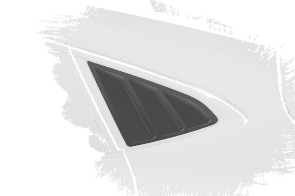 CSR Seitenscheibenblenden mit ABE für Cupra Formentor SSB016-G Glossy schwarz Hochglanz (keine Lackierung erforderlich)