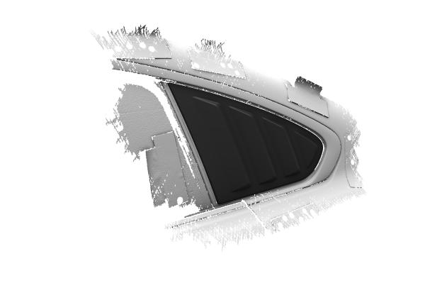 CSR Seitenscheibenblenden mit ABE für BMW 4er F36 Gran Coupe SSB017-C Carbon Look Hochglanz (keine Lackierung erforderlich)