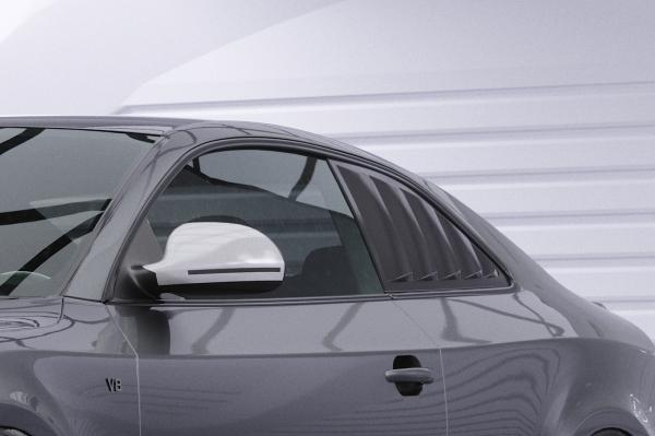 CSR Seitenscheibenblenden mit ABE für Audi A5 / S5 / RS5 (8T) Coupe SSB019-L Lackierung erforderlich (unlackiert roh)