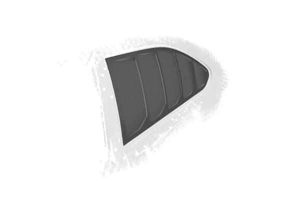 CSR Seitenscheibenblenden mit ABE für BMW 3er E36 Compact SSB020-G Glossy schwarz Hochglanz (keine Lackierung erforderlich)