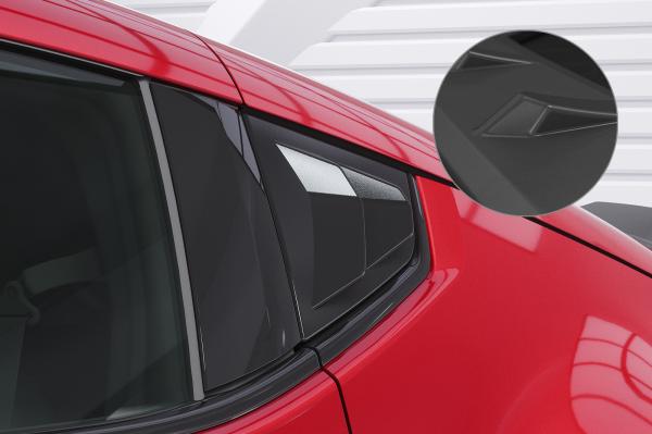 CSR Seitenscheibenblenden mit ABE für Nissan 370Z (Z34) Coupe SSB021-L Lackierung erforderlich (unlackiert roh)