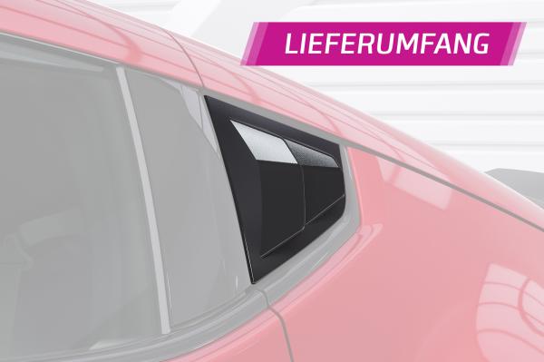 CSR Seitenscheibenblenden mit ABE für Nissan 370Z (Z34) Coupe SSB021-L Lackierung erforderlich (unlackiert roh)