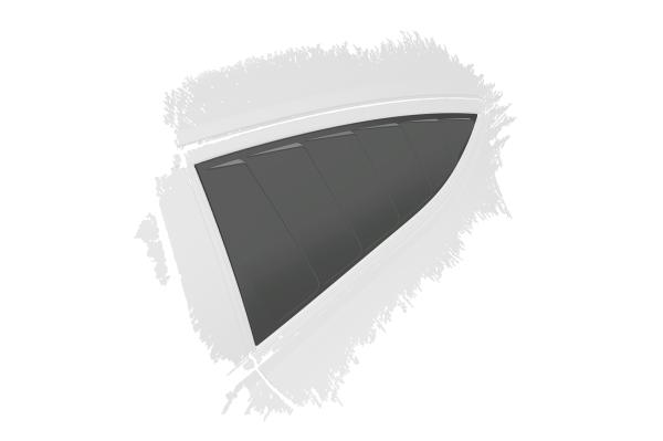 CSR Seitenscheibenblenden mit ABE für Opel Astra J GTC SSB031-S Strukturiert schwarz matt (keine Lackierung erforderlich)