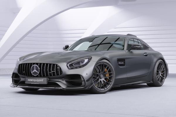 CSR Seitenscheibenblenden mit ABE für Mercedes-Benz AMG GT (190) SSB036-G Glossy schwarz Hochglanz (keine Lackierung erforderlich)