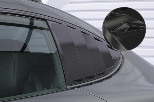 CSR Seitenscheibenblenden mit ABE für Mercedes-Benz AMG GT (190) SSB036-G Glossy schwarz Hochglanz (keine Lackierung erforderlich)