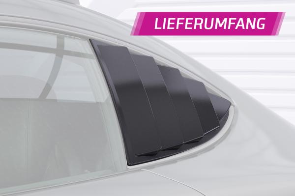 CSR Seitenscheibenblenden mit ABE für Mercedes-Benz AMG GT (190) SSB036-G Glossy schwarz Hochglanz (keine Lackierung erforderlich)