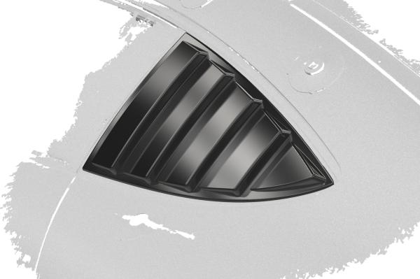 CSR Seitenscheibenblenden mit ABE für Mercedes-Benz AMG GT (190) SSB036-G Glossy schwarz Hochglanz (keine Lackierung erforderlich)