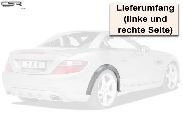 CSR Kotflügelverbreiterung hinten für Mercedes-Benz SLK / SLC R172 VB018